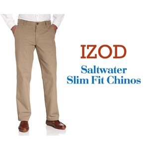 IZOD | NEW Saltwater Slim Fit Chino Pants